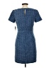 CeCe 100% Polyester Tweed Blue Casual Dress Size 10 - photo 2