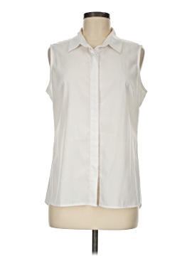 Elizabeth & Clarke Sleeveless Button Down Shirt