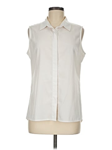 Elizabeth & Clarke Sleeveless Button-Down Shirt (view 1)