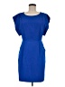 Eliza J 100% Polyester Solid Blue Cocktail Dress Size 6 - photo 1