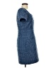 CeCe 100% Polyester Tweed Blue Casual Dress Size 10 - photo 4
