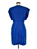 Eliza J 100% Polyester Solid Blue Cocktail Dress Size 6 - photo 2