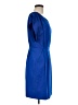 Eliza J 100% Polyester Solid Blue Cocktail Dress Size 6 - photo 4