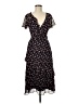 Joie 100% Polyester Floral Black Casual Dress Size 6 - photo 1