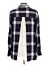 Como Vintage 100% Rayon Plaid Blue 3/4 Sleeve Blouse Size L - photo 2