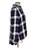Como Vintage 100% Rayon Plaid Blue 3/4 Sleeve Blouse Size L - photo 4