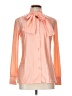 Ship'n Shore 100% Nylon Color Block Orange Long Sleeve Blouse Size L (estimated) - photo 1