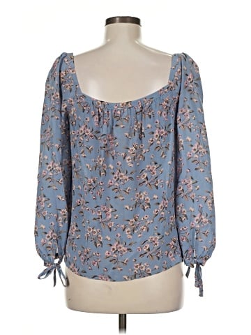 Rebecca Taylor 3/4 Sleeve Silk Top (view 2)