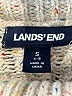 Lands' End Tweed Silver Turtleneck Sweater Size S - photo 7