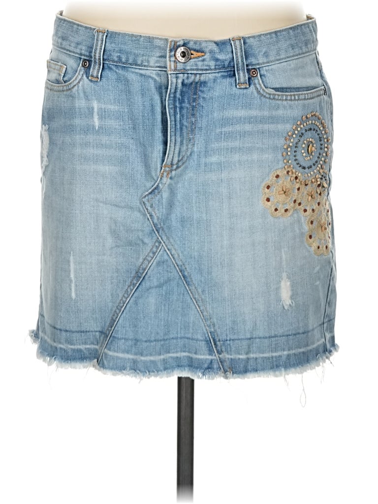 Pre-owned Old Navy Denim Skirt In Blue