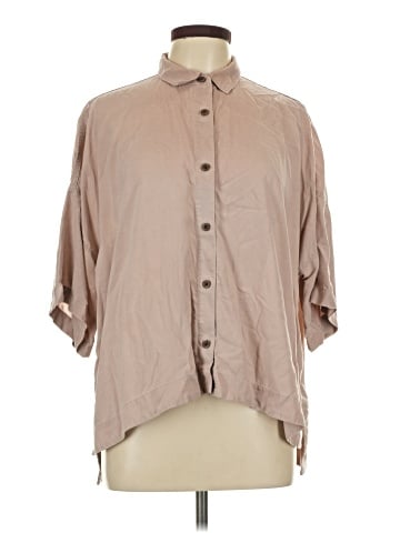 Everlane 3/4 Sleeve Button-Down Shirt (view 1)