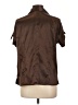 Cato Brown Short Sleeve Blouse Size L - photo 2