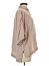 Everlane Solid Tan 3/4 Sleeve Button-Down Shirt Size L - photo 4