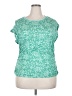 Democracy Green Short Sleeve Top Size 2X - photo 1