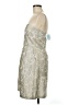 Cynthia Steffe Metallic Silver Cocktail Dress Size 6 - photo 5