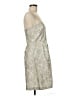 Cynthia Steffe Metallic Silver Cocktail Dress Size 6 - photo 4