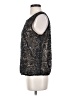 Max Studio 100% Polyester Floral Black Sleeveless Blouse Size S - photo 5