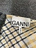 Ganni Plaid Tan Casual Dress Size EU 36 / US 6 - photo 7