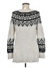 Knox Rose Chevron-herringbone Ivory Pullover Sweater Size M - photo 2
