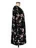 Kaari Blue Floral Black Casual Dress Size M - photo 4