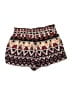 Angie 100% Rayon Print Red Shorts Size S - photo 2