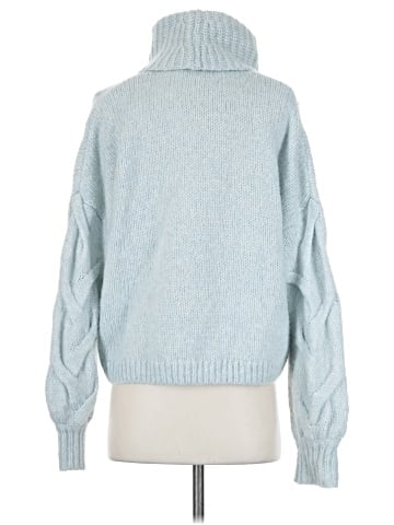 Madewell Somervell Modern Cable Turtleneck Sweater (view 2)