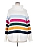 Style&Co Color Block White Turtleneck Sweater Size XXL - photo 1