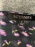Intermix 100% Silk Floral Black 3/4 Sleeve Silk Top Size 4 - photo 7