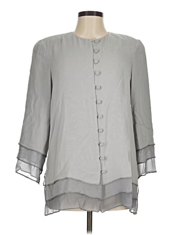 Assorted Brands 3/4 Sleeve Silk Top (view 1)