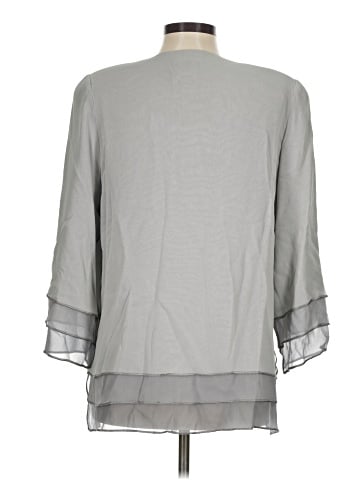 Assorted Brands 3/4 Sleeve Silk Top (view 2)