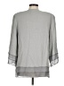 Assorted Brands 100% Silk Gray 3/4 Sleeve Silk Top Size M - photo 2