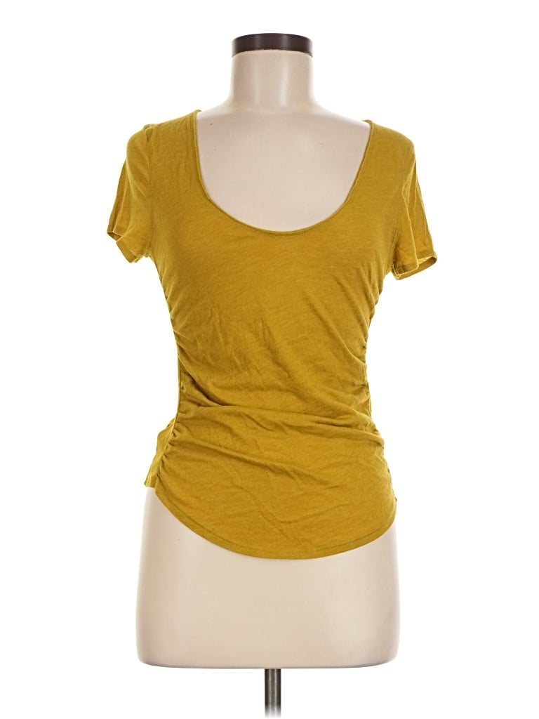 Pre-owned We The Free Short Sleeve T-shirt In Yellow