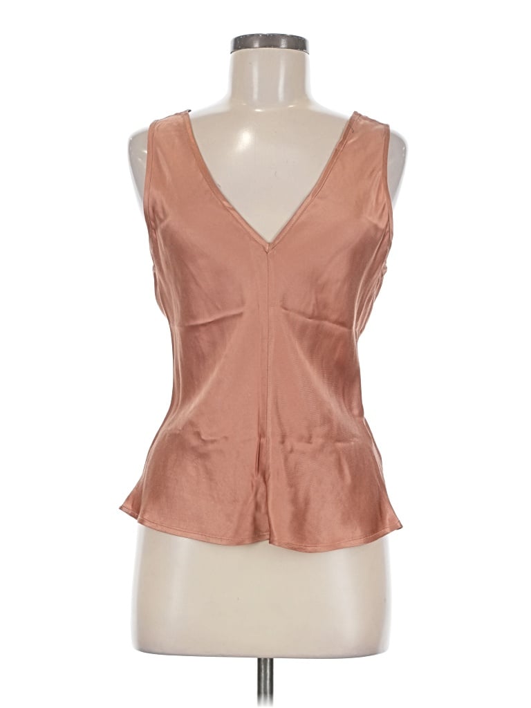Pre-owned Nation Ltd Sleeveless Blouse In Tan