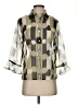Nicola Print Green 3/4 Sleeve Blouse Size S - photo 1