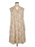 Cato Animal Print Tan Casual Dress Size 16W - photo 1