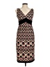 Eliza J Print Black Cocktail Dress Size 8 - photo 1