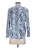 Soft Joie Animal Print Blue Long Sleeve Blouse Size S - photo 2