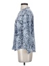 Soft Joie Animal Print Blue Long Sleeve Blouse Size S - photo 5