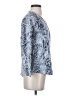 Soft Joie Animal Print Blue Long Sleeve Blouse Size S - photo 4