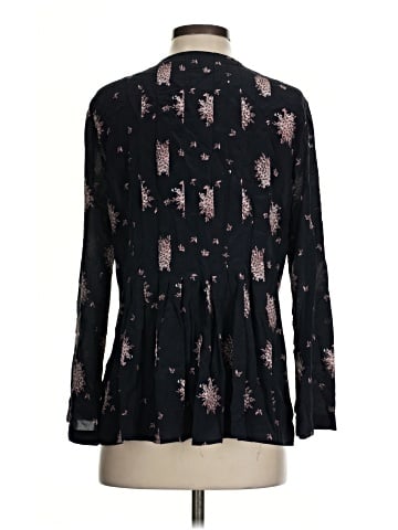 Tylho Long Sleeve Silk Top (view 2)