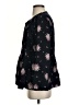 Tylho 100% Silk Black Long Sleeve Silk Top Size S - photo 5