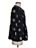 Tylho 100% Silk Black Long Sleeve Silk Top Size S - photo 4