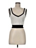 Just Fab White Silver Tank Top Size M - photo 1