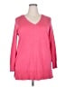 Cable & Gauge Pink Pullover Sweater Size 2X - photo 1