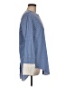 Tome Stripes Blue Long Sleeve Button-Down Shirt Size 6 - photo 4