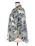 Sara Michelle Floral Blue 3/4 Sleeve Button-Down Shirt Size 2X (estimated) - photo 5