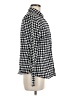 Foxcroft Houndstooth Black Long Sleeve Blouse Size 6 - photo 4