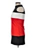 Angels Color Block Red Cocktail Dress Size 12 - photo 5