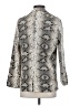 Elizabeth and James 100% Silk Animal Print Snake Print Gray Silver Jacket Size XS - photo 2