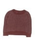 Janie and Jack 100% Cotton Houndstooth Burgundy Pullover Sweater Size 6-12 mo - photo 1